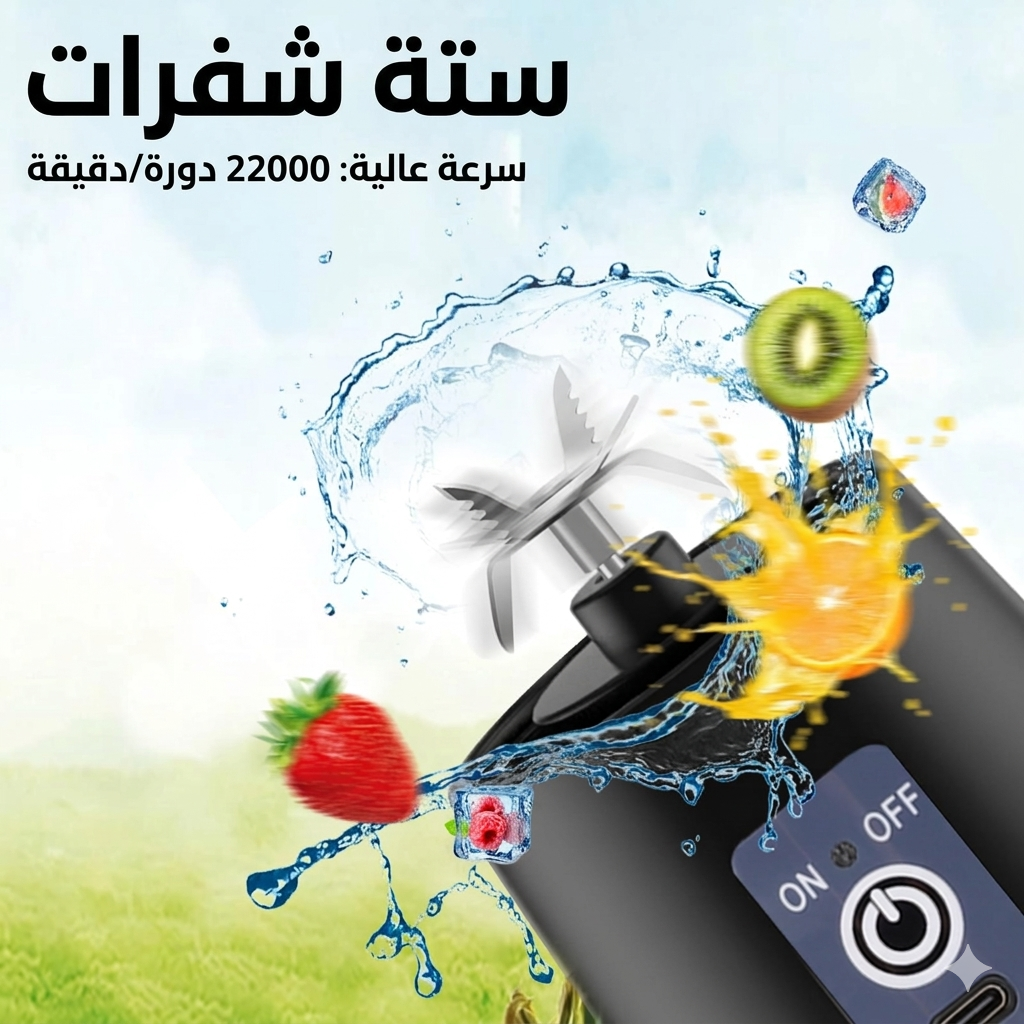 خلاط محمول متعدد الاستعمالات